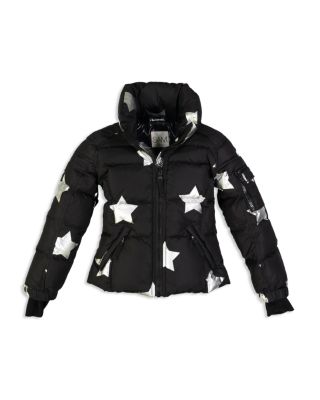 Girls' Freestyle Star-Print Down Jacket 