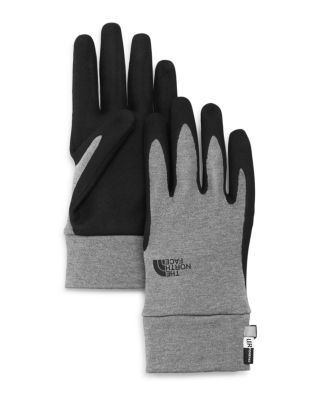 north face grey gloves