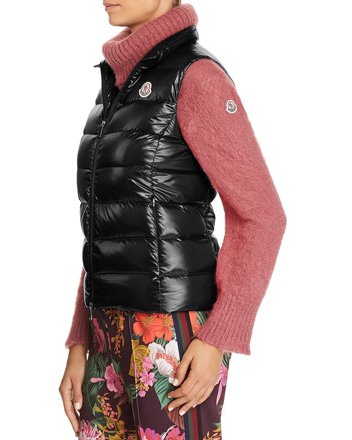 Moncler Ghany High-neck Quilted Down Gilet In Black | ModeSens
