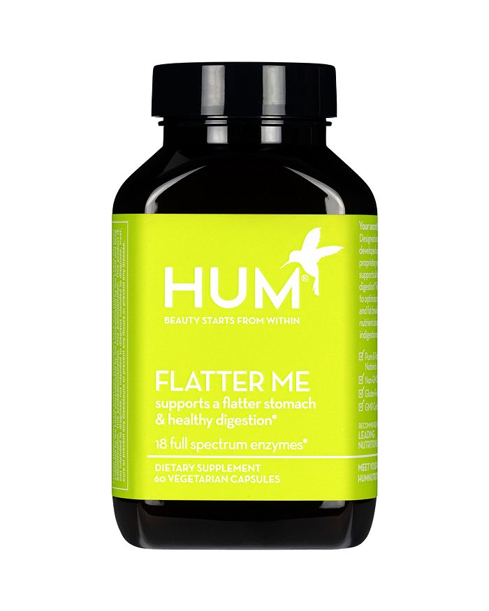Shop Hum Nutrition Flatter Me - Digestive Enzyme Supplement In Bright Green