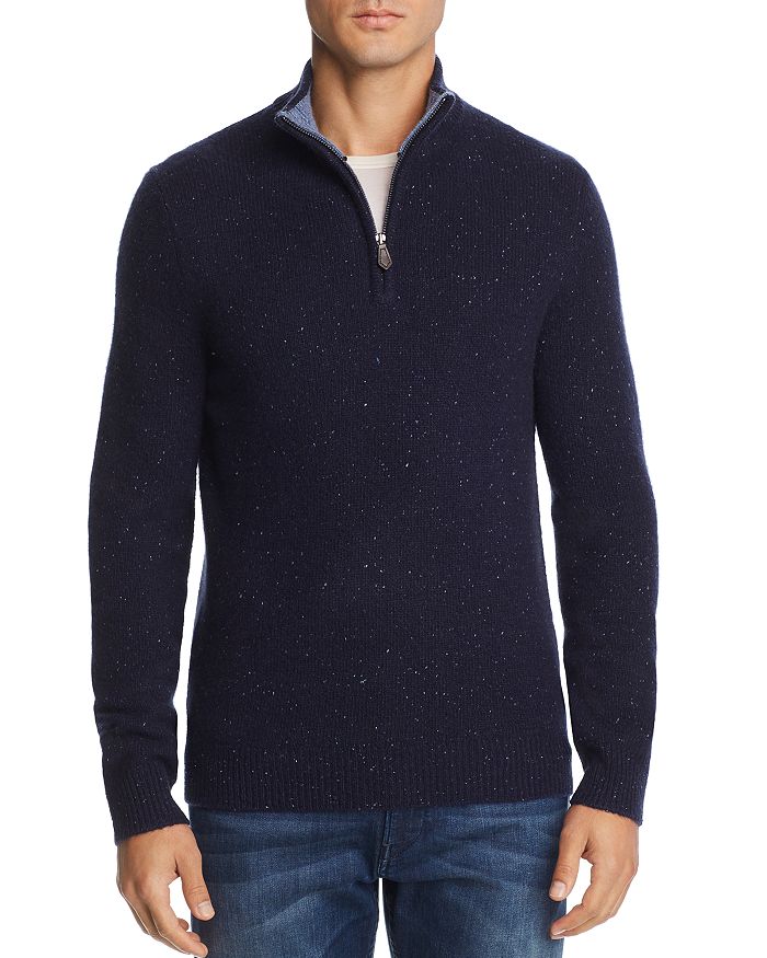 The Men's Store at Bloomingdale's Cashmere Half-Zip Sweater - 100%  Exclusive