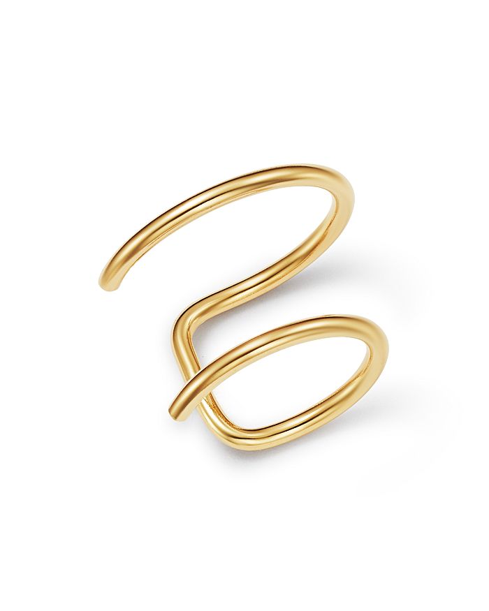 Zoë Chicco 14K Yellow Gold Thin Double Ear Cuff | Bloomingdale's