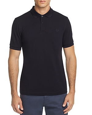 Fred Perry Twin Tipped Slim Fit Polo In Navy