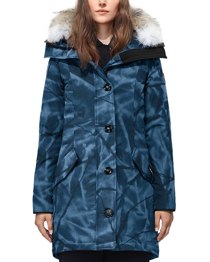 Rossclair fur trim down parka 2025