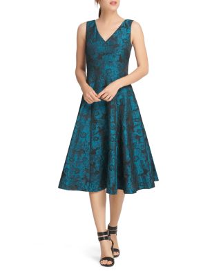 donna karan fit and flare dress