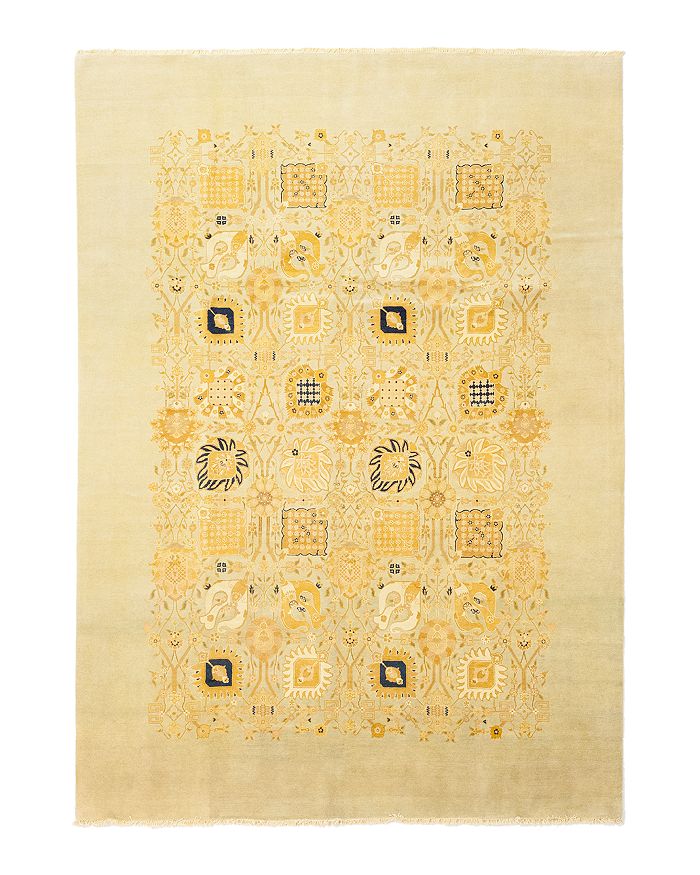 Bloomingdale's Solo Rugs Ottoman Libby Hand-knotted Area Rug, 10'1 X 14'5 In Beige