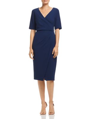 adrianna papell wrap dress