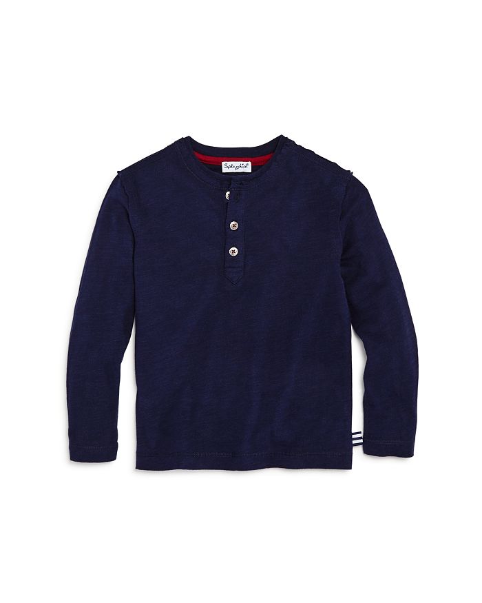 Shop Splendid Boys' Henley Shirt - Little Kid In True Navy