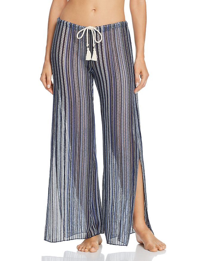 BECCA® by Rebecca Virtue Pier Side Striped Swim Cover-Up Pants ...