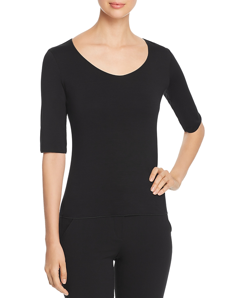 Emporio Armani Soft Scoop Neck Tee