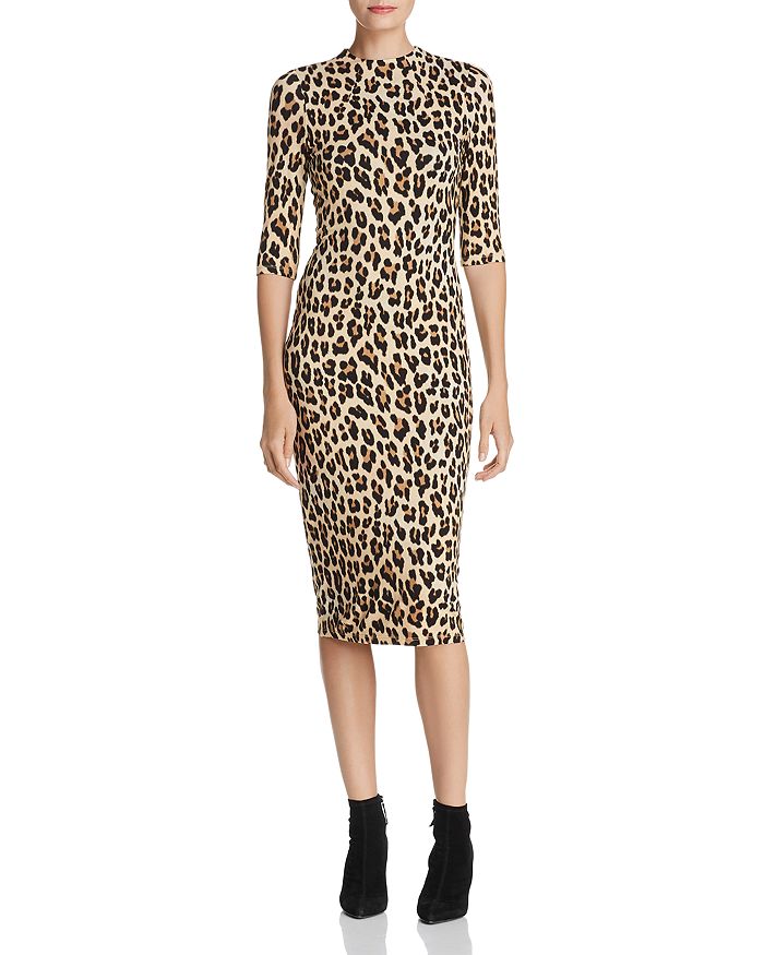 Alice and olivia delora dress leopard shop