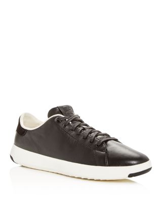 mens wide leather sneakers