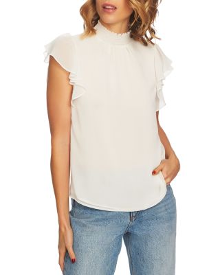 1 state ruffle sleeve top online