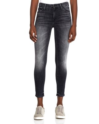 mother high rise skinny jeans