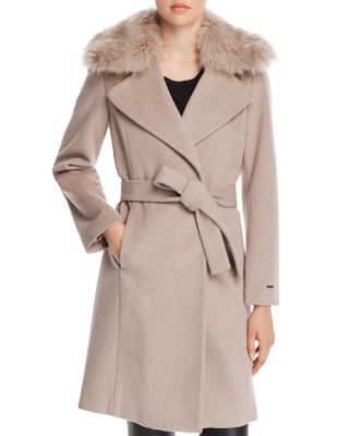 tahari faux fur wrap