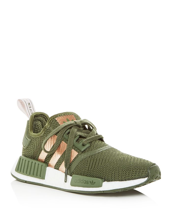 ADIDAS ORIGINALS Women's NMD R1 Knit Lace Up Sneakers,F97172
