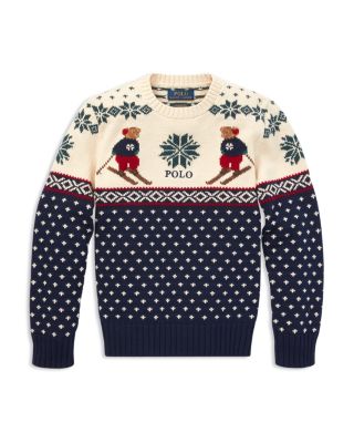 boys polo bear sweater