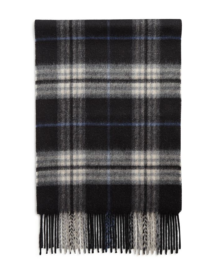 The Men's Store at Bloomingdale's Cashmere Classic Plaid Scarf - 100% ...
