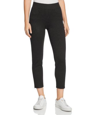 HUE Classic Pinstripe Ankle-Zip 