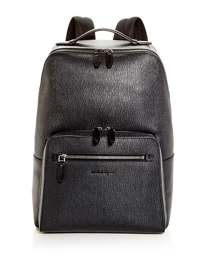 Ferragamo Revival 3.0 Leather Backpack In Nero