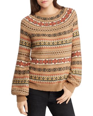 Ralph Lauren Fair Isle Intarsia Sweater - 100% Exclusive | Bloomingdale's