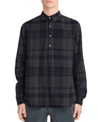 Barena - Pavan Plaid Regular Fit Popover Shirt
