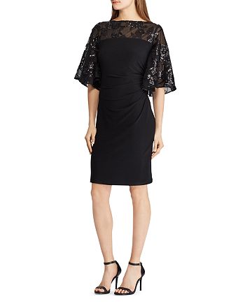 Ralph Lauren Embellished Jersey Dress | Bloomingdale's