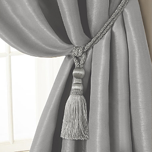 Elrene Home Fashions Amelia Tassel Curtain Tieback In Silver