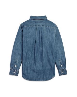 Boys' Denim Button-Down Shirt - Big Kid