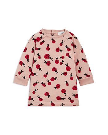 Stella Mccartney Girls Leona Lady Bug Print Sweatshirt Dress