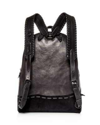 COACH 1941 Whipstitch League Leather & Suede Backpack  display picture 2