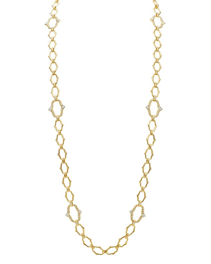 Gumuchian 18k Yellow Gold Secret Garden Diamond Convertible Necklace With Detachable Bracelet In White/gold