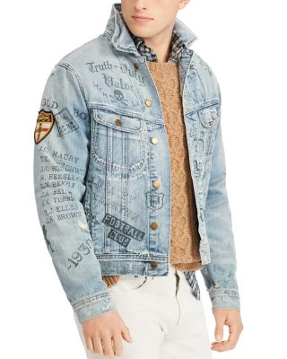 Polo Ralph Lauren Distressed Trucker Denim Jacket Bloomingdale s