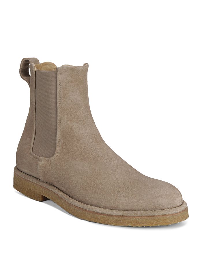 Vince Women s Cressler Round Toe Suede Chelsea Booties
