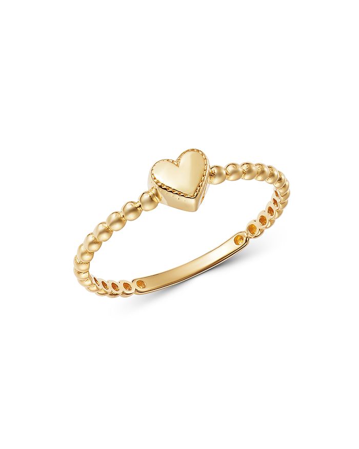 Moon & Meadow 14K Yellow Gold Heart Ring - 100% Exclusive | Bloomingdale\'s
