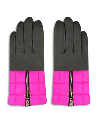 bloomingdales women's leather gloves