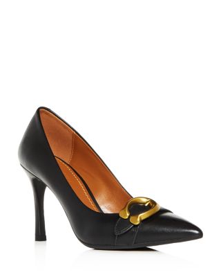 coach pointed toe pumps