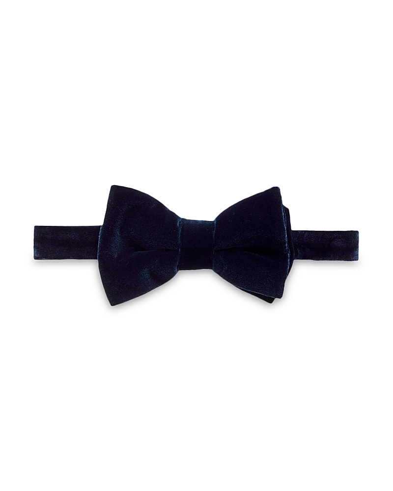 Eton Men's Velvet Pre-tied Bow Tie In Blue