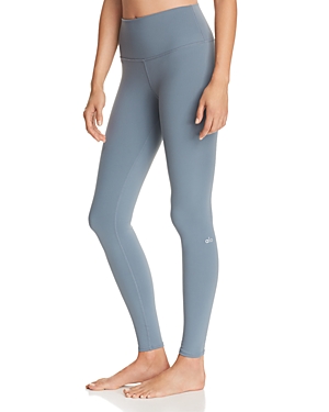 Alo Yoga Airbrush High Waist Leggings In Concrete