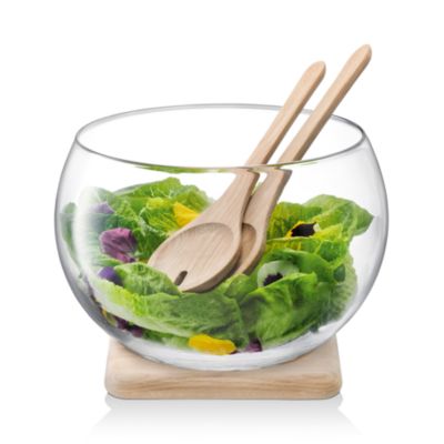 3-Piece Serve Salad Bowl &amp; Servers Set