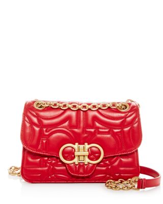 ferragamo gancini quilted bag