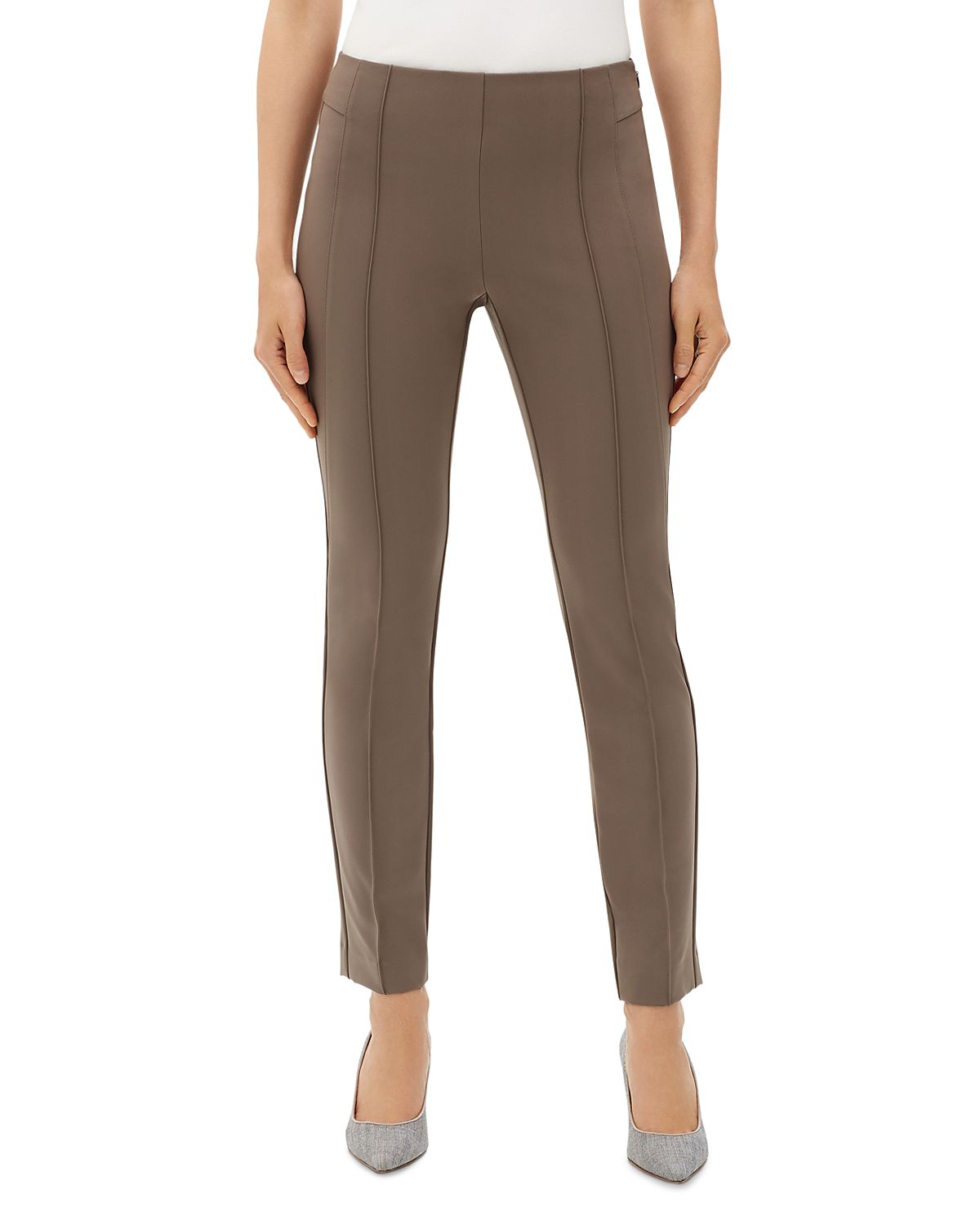 Lafayette 148 New York Acclaimed Stretch Slim Pintuck City Pants