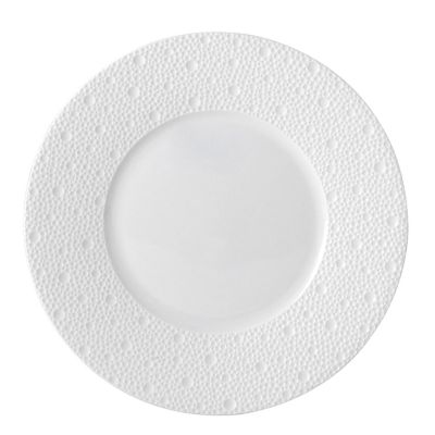 Ecume White Salad Plate