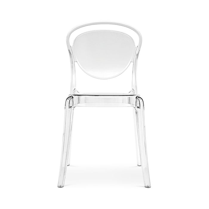 Shop Calligaris Parisienne Side Chair In Transparent