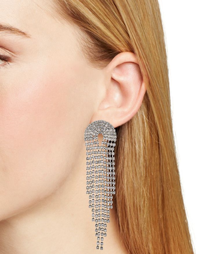 Shop Aqua Circle Dangle Drop Earrings - 100% Exclusive In Silver