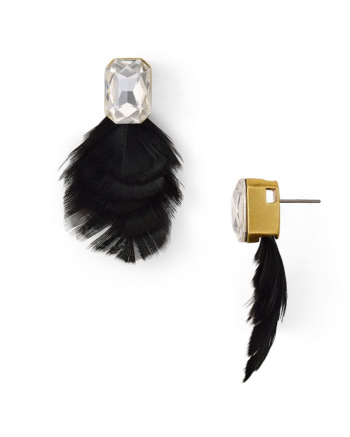 Kate spade outlet feather earrings