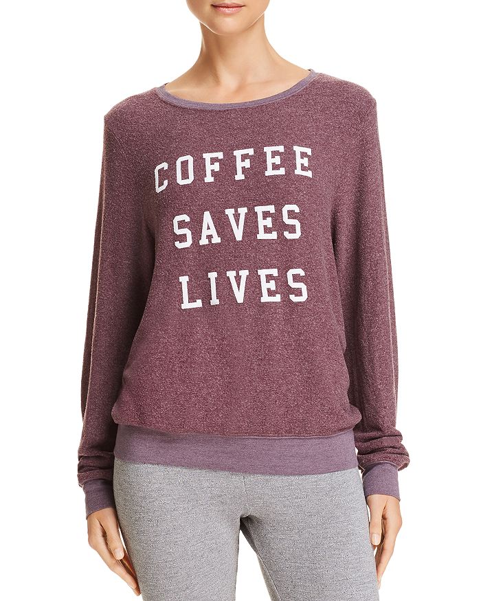Coffee saves hotsell lives sweatshirt