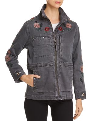 embroidered utility jacket