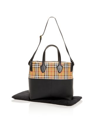 Burberry Kingswood Achly Vintage Check Diaper Bag