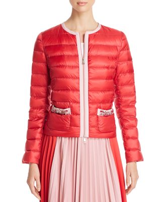 Moncler Cristalline Down Jacket In Red 